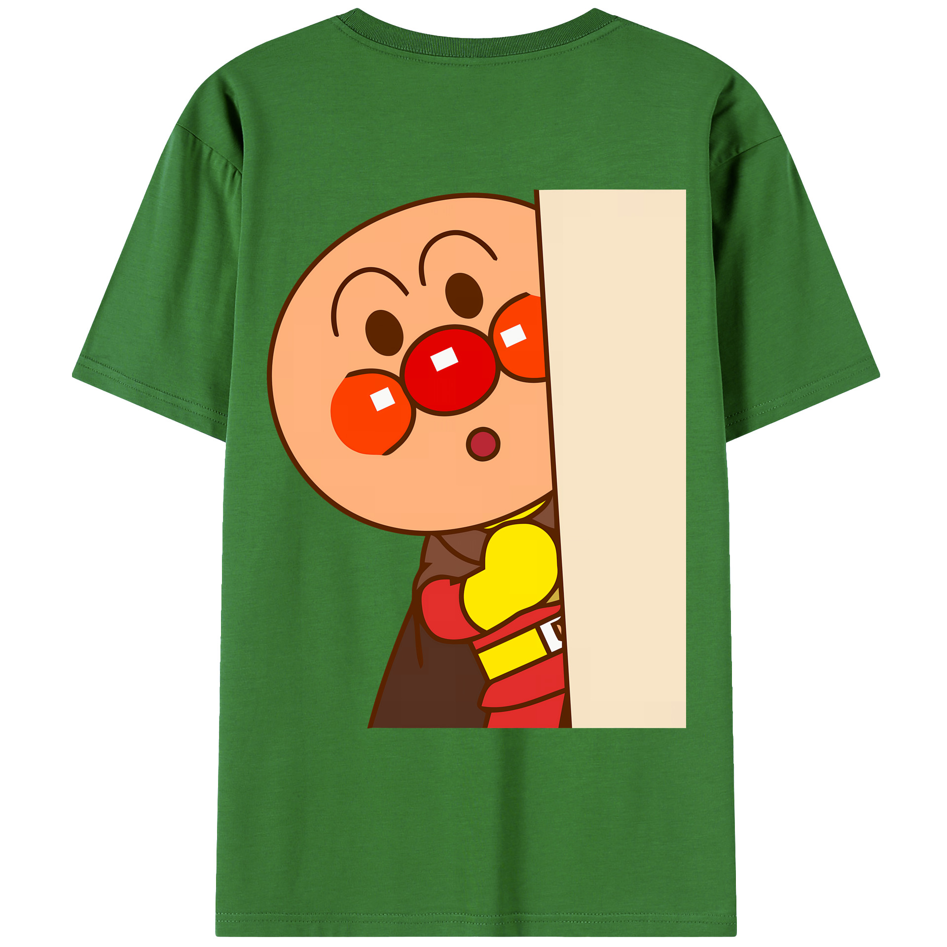（画像用） アンパンマン Anpanman レディース半袖Tシャツ(バックプリント)